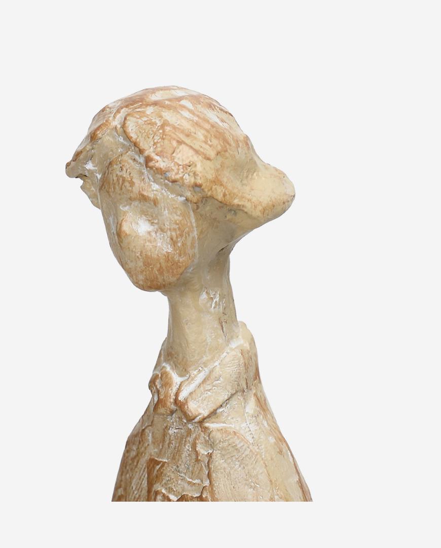 Ellington seated forms family of 3 sculptural resin figures