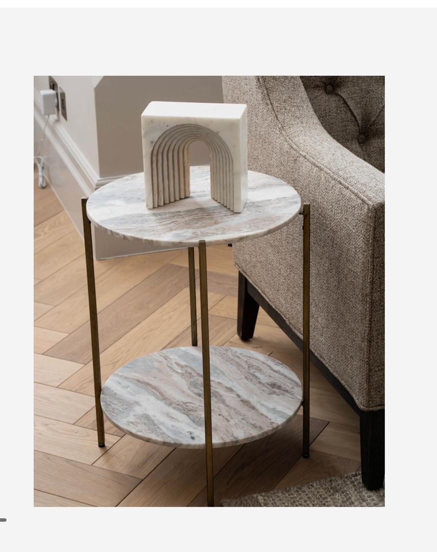 Toronto Marble Side Table - Image 2